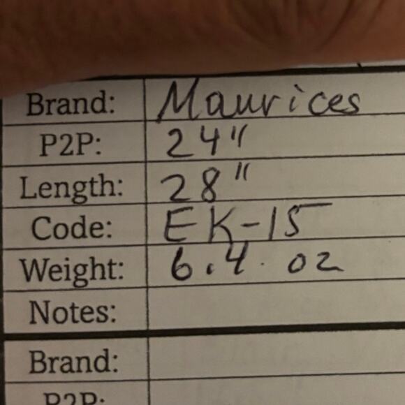 Maurices XL Black White Striped Roll Sleeve Blouse Tunic Top Business Office - Picture 9 of 9